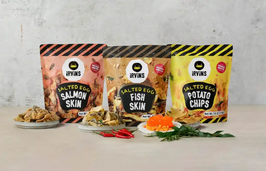 Snack Keripik irvins singapore