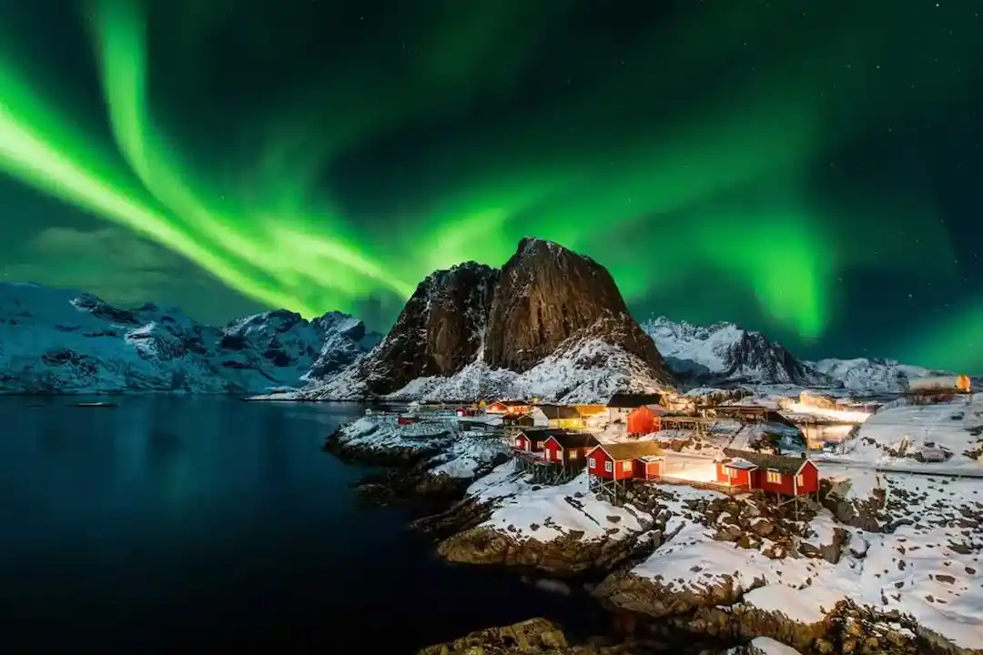 salju di norwegia 